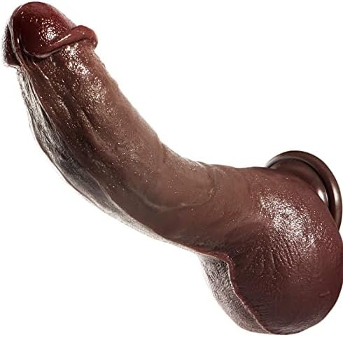 Realistic Dildo,8.8 Inch Huge Dildos,Thick Dildo With Suction Cup,Body Safe Material Soft,Silicone Black Dildo,Anal Sex Toys For Women And Men,Adult Toys Consoladores