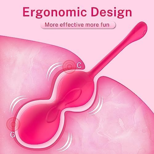 Cosydeka Wireless Bullet Vibrator With Remote Control Love Balls For Massage Clit Stimulation G-Spot Vibrating Eggs With 10 Vibration Modes Adult Sex Toys For Women(Rose Red) - Image 3