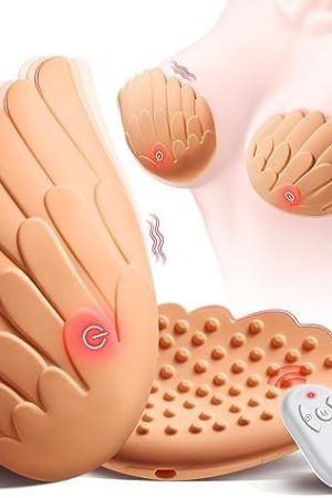 Vibrators Nipple Women Sex Toy - Angel Wings Breast Vibrating Stimulator With 7 Powerful Vibration Modes Remote Control Vibrator, Rechargeable Silicone Adult Sex Toys Games For Women Couples Pleasure