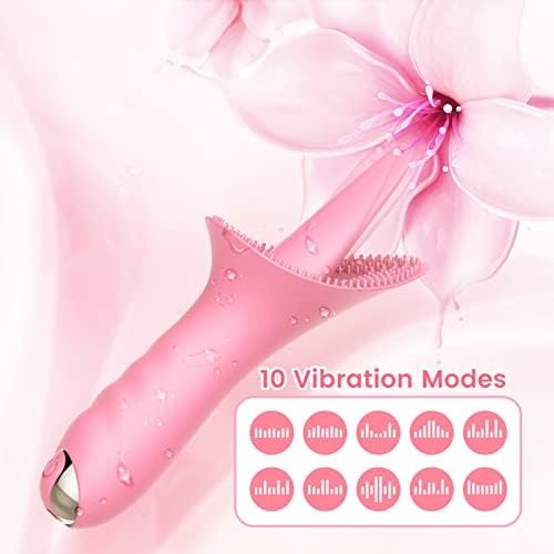 Sex Toy For Women,Mini Vibrator Rose Sex Novelties Vibrators Adult Toy With 10 Vibrating Clitoral Stimulator For Female'S Clit Tongue Licking Couples Pleasure Quiet Egg Vibrator For G Spot Nipple - Image 2