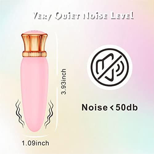Aisnn Mini Silicone Massager Sex Toy With 10 Vibration Modes Vibrator, Bullet Vibrator With Waterproof Sex Toy For Women Or Couples(Pink) - Image 3
