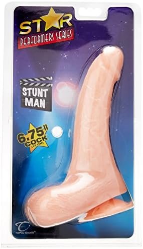 Topco Sales Star Performers Series Action Hero Dildo Waterproof, Flesh, 9 Inch - Image 3
