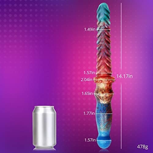 Sex Factory Liquid Silicone Double Ended Dildo Large Real Dildo G Spot Double Ended Dildo Bendable Fetish Gay Lesbian Available - Image 2