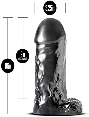 Blush Jet Destroyer Giant Realistic Dildo, Sex Toy For Men, Sex Toy For Adults, Carbon Metallic Black - Image 3