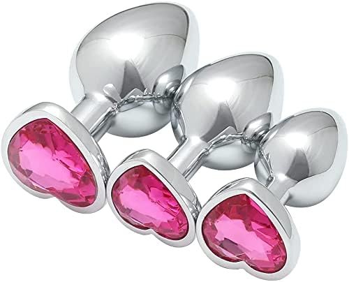 Expanding Anal Plugs Toy - Butt Plugs Tool For Men Women Trainer Kit Anal Sex Toys Relaxing For Adults 3Pcs, 1.0 Count