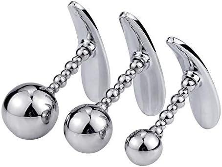 Luxury Stainless Steel Anal Hook Anchor Ball Shaped With 3 Different Sizes Anal Trainer Jewel Butt Plug S&M Adult Gay Anal Plugs Woman Men Sex Gifts Things(L) - Image 3