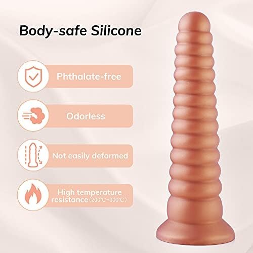 Realistic Dildo, Hismith 10.20 Inch Silicone Realistic Dildo With Suction Cup, Flexible Dildo - Image 3