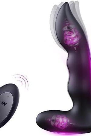 Anal Vibrator Prostate Massager G-Spot Vibrator,Anal Butt Plug With 10 Powerful Vibration Stimulation Modes For Beginner, Remote Control Adult Anal Sex Toys For Men Women Couple
