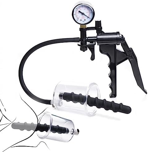 Gienocy Silicone Anal Plug Vacuum Pump Anus Enlarger Twist Drills Swivel Butt Plugs Threaded Suction Cups Prostate Massager G-Spot Vagina Stimulator Analdildo Sm Extreme Adult Sex Toys For Men Women