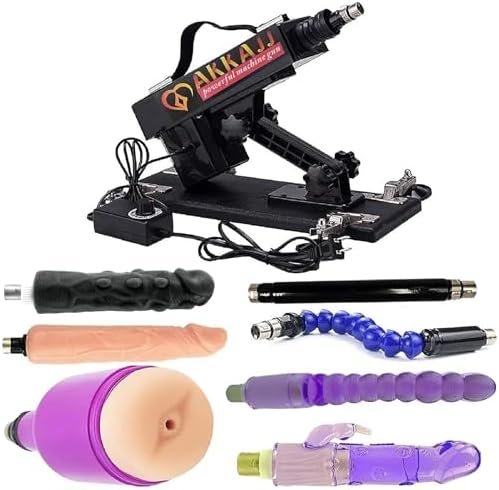 Powerful Sex Machine With Different Attachments For Men And Women Masturbation Different Attachments And Speeds Adult Toys Auto Thrusting Sex Devices