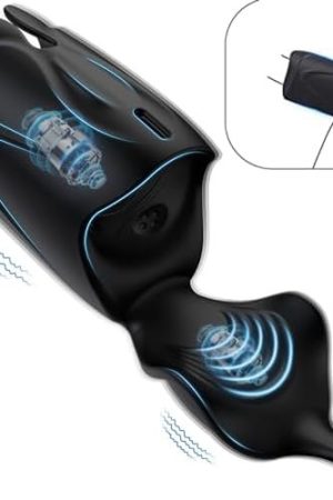 Automatic Male Masturbators Multi-Use Male Masturbators With 10 Vibrations,Penis Pump Glans Training Tool, Foreglad Rechargeable Penis Head Vibration Machine Glans Stimulator For Men Sex Toy