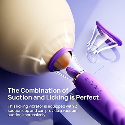 Kstasn Vibrators Sex Toys - Female Clit & G Spot Vibrators With Double Flapping - High Frequency Personal Massager Wand Adult Sensory Toy 3 Silicone Heads Pink - Image 3