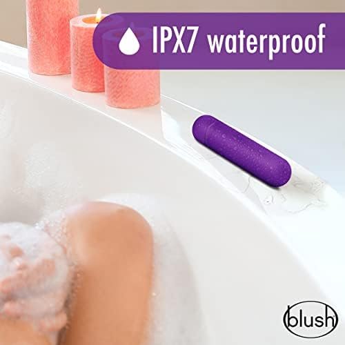 Blush Play With Me Cutey Vibe - 10 Vibrating Functions Mini Bullet Vibrator - Travel Size - Mini Bullet For Women Pleasure - Discreet Pocket Stimulator - Waterproof - Sex Toy For Adults - Purple - Image 3