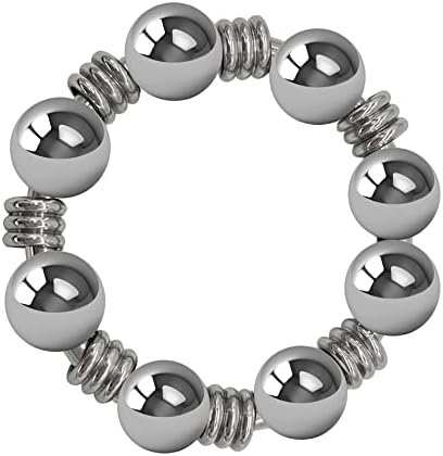 Anmooee Stainless Steel Penis Ring Sex Toys For Men Male Delay Ejaculation Metal Cock Ring With Glans Stimulator Semen Lock Male Penis Loop