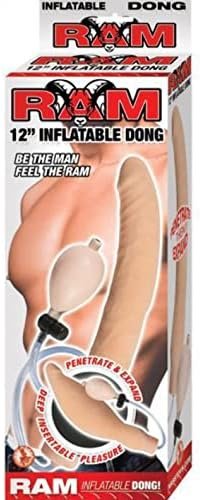 Nasswalk Ram Inflatable Latex Dong Waterproof, Black, 12 Inch - Image 2