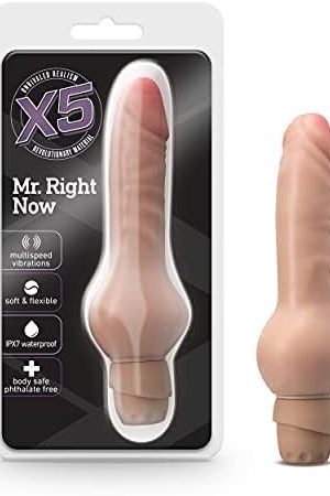 6.5" Realistic Curved Vibrating Dildo - Waterproof - Multi Speed Wide Bottom Vibrator - Sex Toy For Women - Sex Toy For Adults (Pink)
