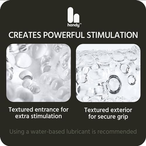 The Handy Mermaid Collection Pearl Penis Sleeve - Masturbator Sleeve Stroker Adult Sex Toy For Men - Open-Ended Male Masturbator Sleeve - Image 3