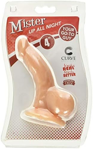 Curve Novelties Mister Up All Night Dildo, Caramel - Image 2