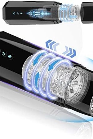 Automatic Male Masturbator, Male Masturbators Cup With 7 Vibrating &3 Thrusting Modes, Onismo Machine Strokerย With 3D Oversized Particles, Sex Toys For Men Hands Free Adult Toys
