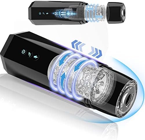 Automatic Male Masturbator, Male Masturbators Cup With 7 Vibrating &3 Thrusting Modes, Onismo Machine Strokerย With 3D Oversized Particles, Sex Toys For Men Hands Free Adult Toys