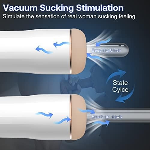 Automatic Male Masturbator Sucking Toys, 5 Sucking Modes & 7 Vibrations Male Masturbation Cup Electric Pocket Pussy Male Stroker For Penis Stimulation, Blowjob Male Sex Toys For Men - Image 3