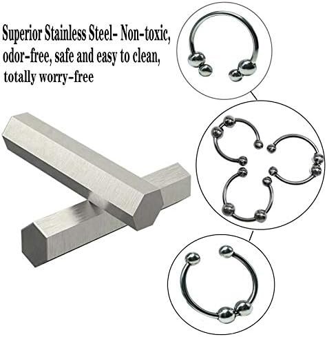 Stainless Steel Penis Ring—Enhance Men’S Long-Lasting Erection Ability—Improve Premature Ejaculation —Easy To Clean —Cock Ring For Couples Or Male Sex Toys, 3 Piece Set (Silver2) - Image 3