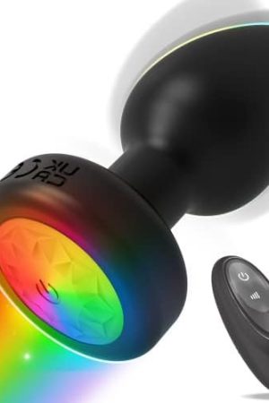 Vibrating Butt Plug Light Up Anal Toys, Led Anal Plug Vibrator With 7 Vibrations, Women Sex Toys Anal Vibrators With Remote Control, Small Silicone But Plug Prostate Massager Adult Toys For Women, Men