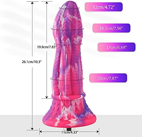 Hismith 10.30" Silicone Dildo With Kliclok System For Premium Sex Machine, 7.83" Insertable Length, Max Circumference 7.87", Adult Sex Toy - Image 2