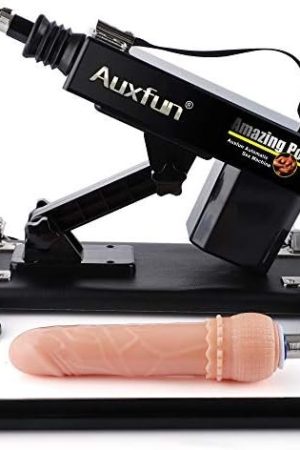 Auxfun Sex Machine Automatic Thrsting Machine For Beginner Women Men Fucking Machine Devices With Realistic Dildo, Adult Sex Toy Massager