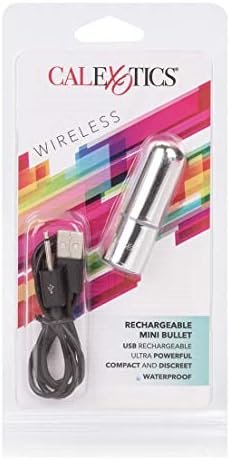 Calexotics Rechargeable Mini Bullet - Adult 3 Speed Vibe Massager - Waterproof Travel Size Sex Toys For Couples - Silver - Image 2