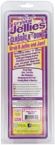 Doc Johnson Crystal Jellies - 10 Inch Classic Dong - Pink - Image 3