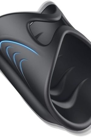Male Masturbators, Hands-Free Male Masturbator Training Vibrator Massager, Glans Trainer Stimulator Adult Sex Toys For Men Vibrating Toy (Black)