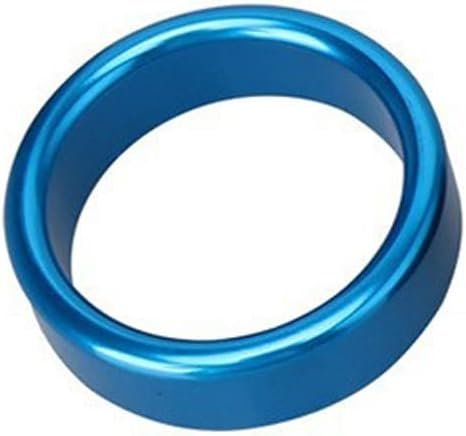 Runyu Cock Ring, Metal Penis Ring Male Cockring Penis Glans Loop Bdsm Sex Toy For Men, Blue 45Mm