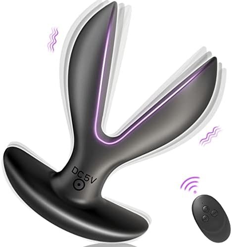 Anal Vibrator Training With 7 Vibration Silicone Vibrating Sex Toys Anal Plug Remote Control Prostate Massager Butt Plug Dilator For Men Women And Couples G-Spot Stimulator - Image 3