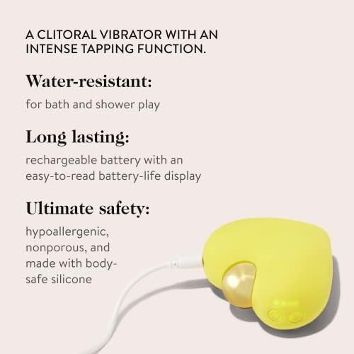 Goop Wellness Heartthrob Vibrator | Clitoral Stimulator & Massager | 2 Motors With 3 Speeds And 7 Vibrating Patterns Each | Rechargeable Vibrator | Waterproof Vibrator | Phthalate, Latex, & Bpa Free - Image 3