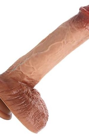 8.7Inch Realistic Dildo๏ผ3 Thrusting & 360ยฐ Rotation 9 Vibration Modes And Heating Soft Huge Dong 100% Feels Like Skin With Strong Suction Cup For Hands-Free G-Spot Anal Used, Big Size Adult Sex Toy