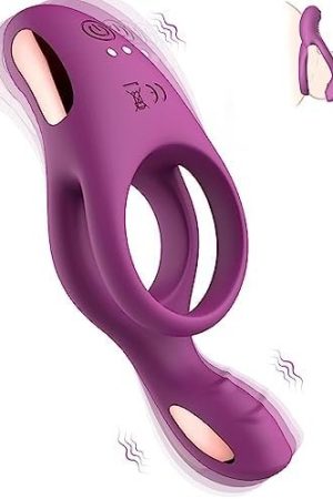 Vibrating Cock Ring With 10 Vibration Modes, Clitoral Vibrators Penis Ring Sex Toys, Quiet Waterproof Male Vibrator Silicone For Couples, Male Sex Toy