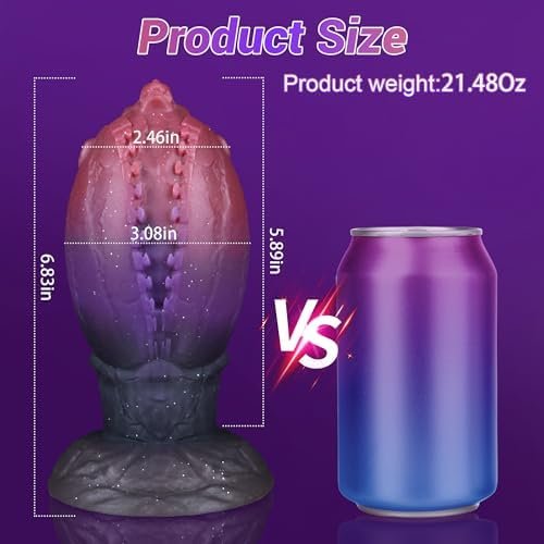 Big Butt Plug Trainer Kit Prostate Massager Sex Toys For Women & Men, Large Anal Plug Dilator Set Juguetes Sexuales 5.4In Monster Sex Machine Swing, Silicone Dildo With Suction Cup For Anal Pleasure - Image 2