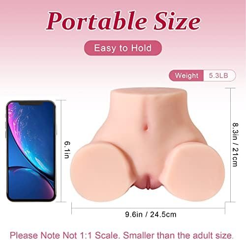 Sex Doll Center Male Masturbator For Man Masturbation, Portable Masturbaters Cup For Sexual Orgasm Pleasure, Peach-Shape Pocket Pussy Stroker, Adult Sex Toy For Blowjob With Realistic Textured Vagina - Image 3