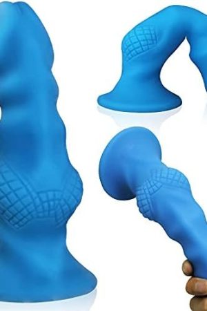 Realistic Silicone Dildo With Strong Suction Cup For Hands-Free Play, Lzyaa Flexible Snake Head Dildo For Vaginal G-Spot Adult Sex Toys (Black)
