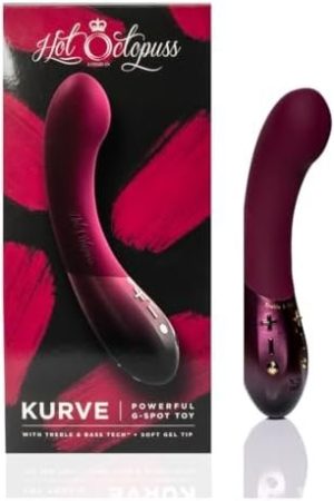 Hot Octopuss | Kurve Electric G-Spot Vibrator | Personal Massager & Stimulator | Sex Toy For Women | Soft Silicone Gel Tip | Perfect Tension Relief | 100% Waterproof
