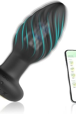 Bullet Thread Silicone Anal Plug Charging App Remote Vibration Backyard Wearable Anal Plug Sex Toy