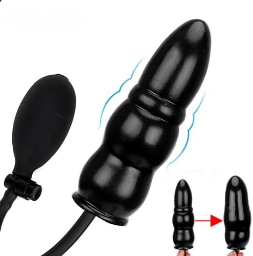 Goeskba Silicone Inflatable Anal Beads Butt Plug Beginners Sex Toys Vibrating Anal Beads Anal Plug For Adult Sex Toys - Image 2