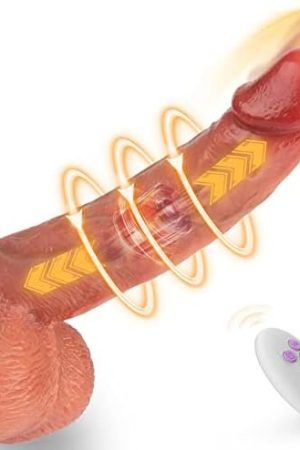 Realistic Thrusting Dildo Vibrator Sex Toys With 3 Thrusting & 5 Vibrating Modes, 8.3 Inch Thick Dildo For G-Spot Stimulation, Remote Control & Strong Suction Cup Anal Adult Sex Toy For Women Couple