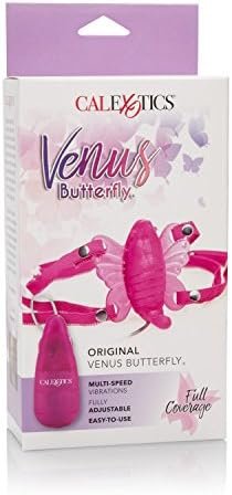 Calexotics Original Venus Butterfly Vibrator –Hands Free Strap On Personal Massager – Adult Fun Sex Toys For Couples - Pink - Image 3