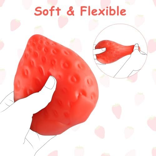 Pocket Pussy,Strawberry Male Masturbator With Anal Textured Channel,Adult Sex Toys For Men Penis Glans Trainer - Image 3
