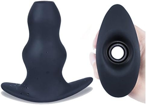 Romi Silicone Anchor Butt Plug Hollow Anal Plug For Anal Sex Games (Middle)