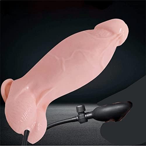 Relistic Inflatable Dildo With Powerful Suction Cup, 7.4 Inch Anal Balloon Pump G-Spot Dildos Women Adult Sex Toys - Image 3