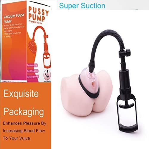 Manual Vagina Pump Clit Pump For Intense Stimulation, Clitoral Stimulator Pump To Increases Sensation And Enhances Female Pleasure Black - Image 3