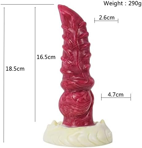 Realistic Small Tentacle Dildo With Hands-Free Suction Cup, 7.28Inch Pink Silicone Dragon Dildo Adult Plug Toys For Beginners Women And Men Couples - Image 2